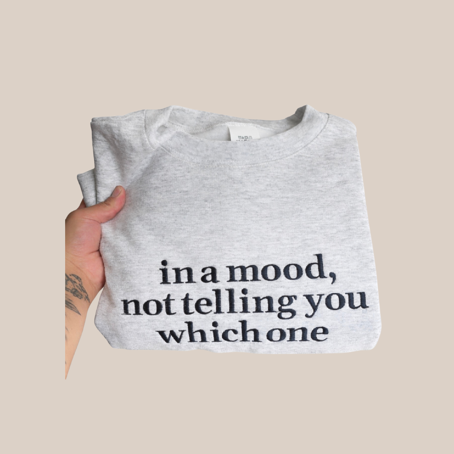 Moody- Embroidered sweater