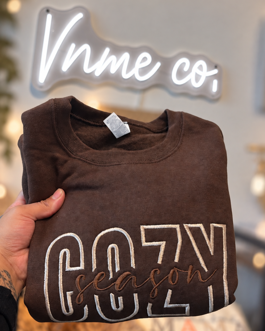 Cozy season • Embroidered Sweater