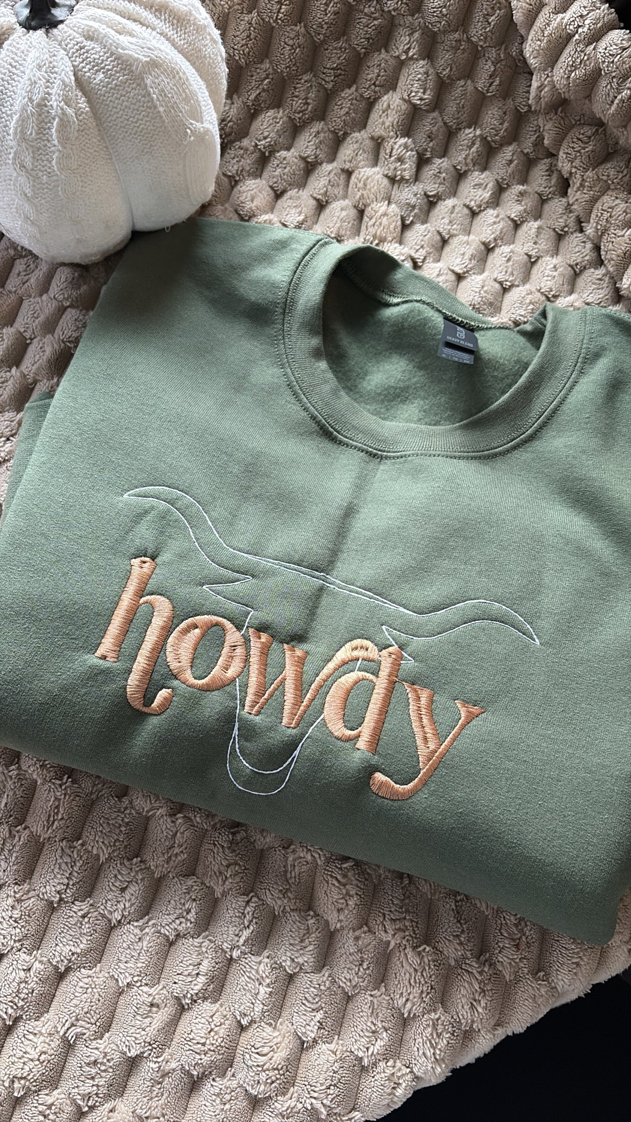 Howdy Embroidery sweater