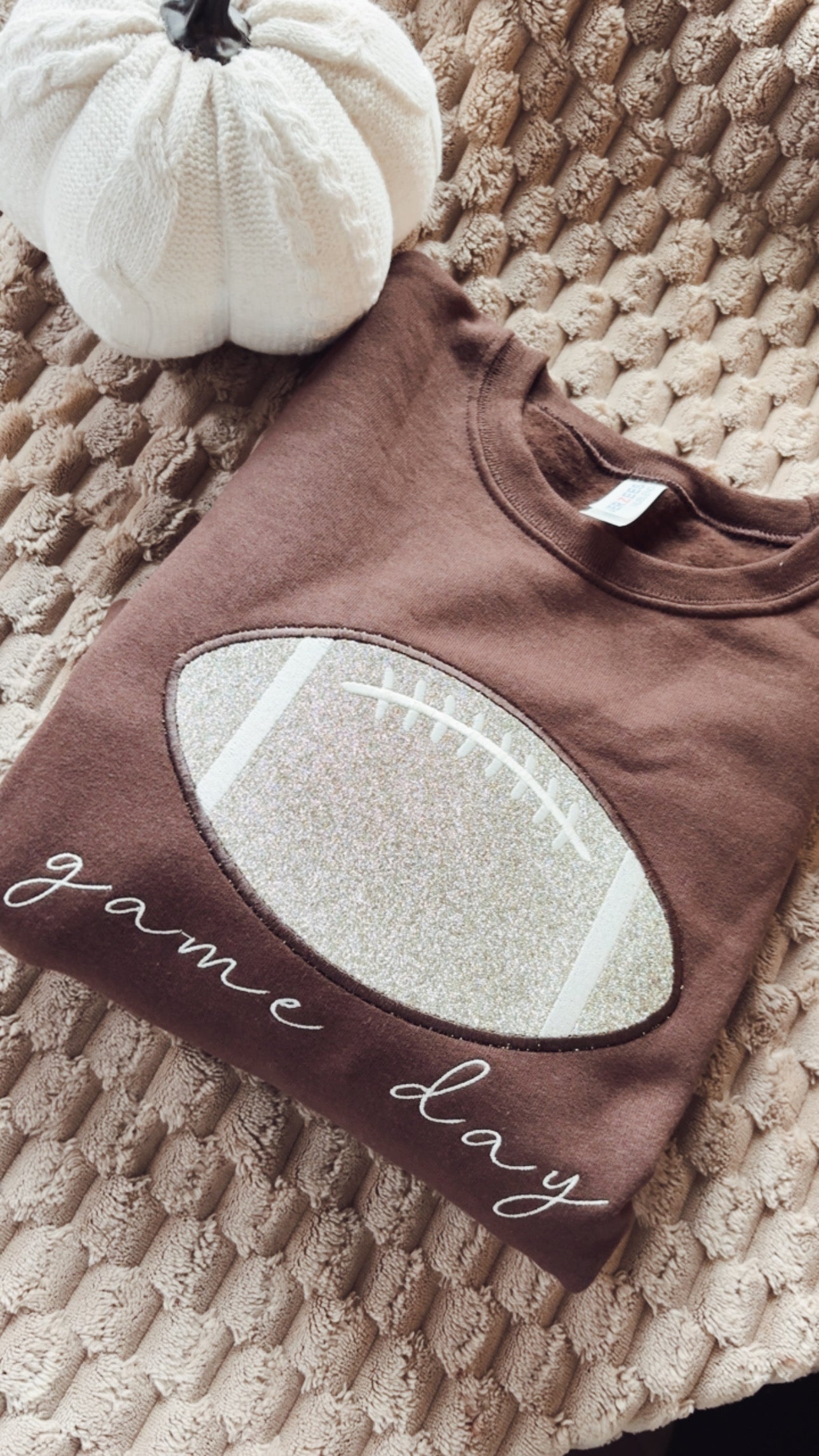 Game day Embroidery sweater