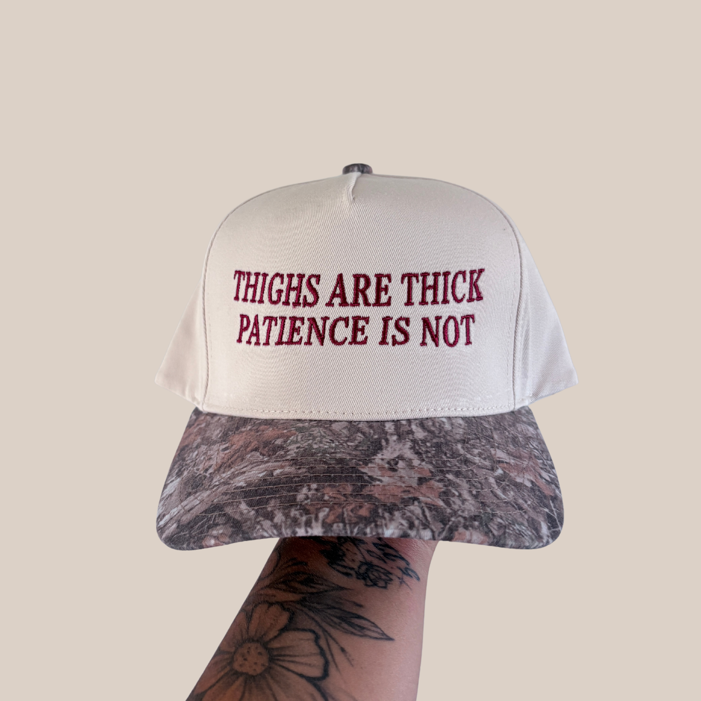 No Patience - Embroidery hat