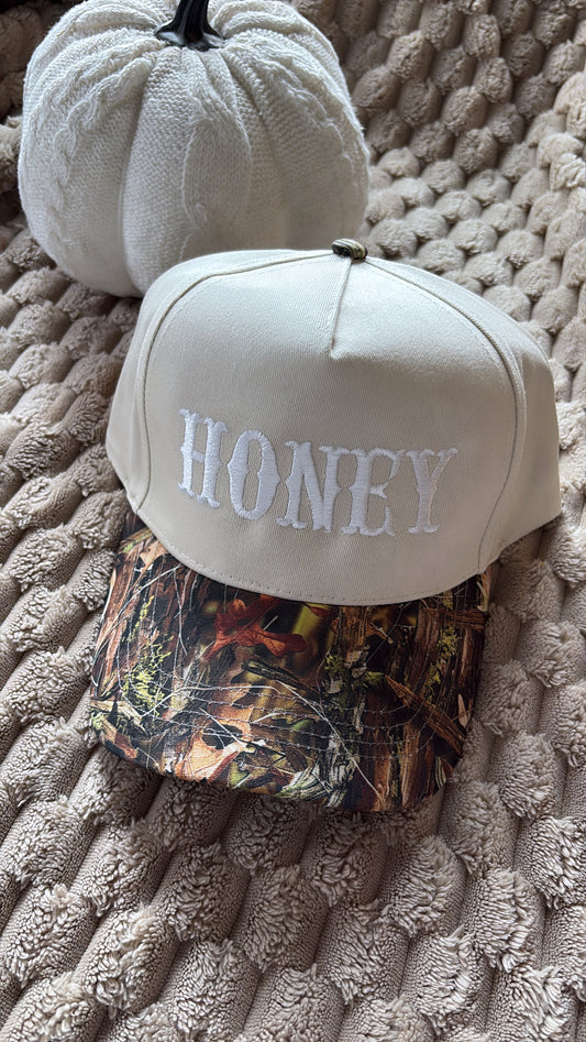 Honey Embroidered- Trucker hat