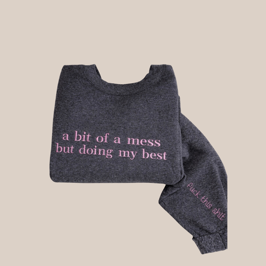 Hot mess - Embroidered Sweater