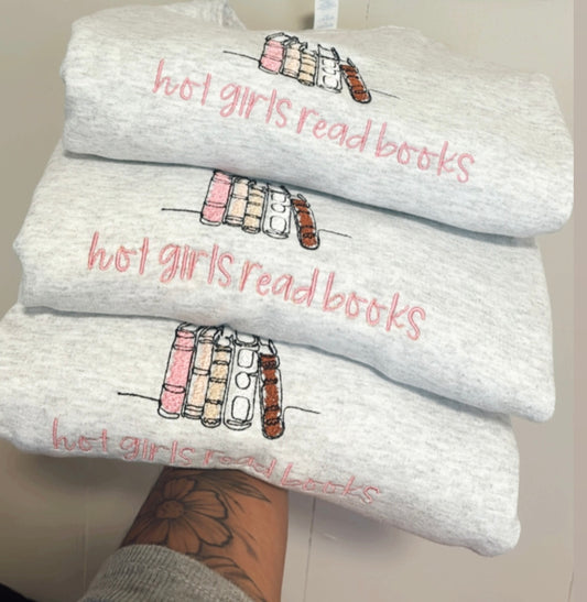 Hot girls read books Sweater