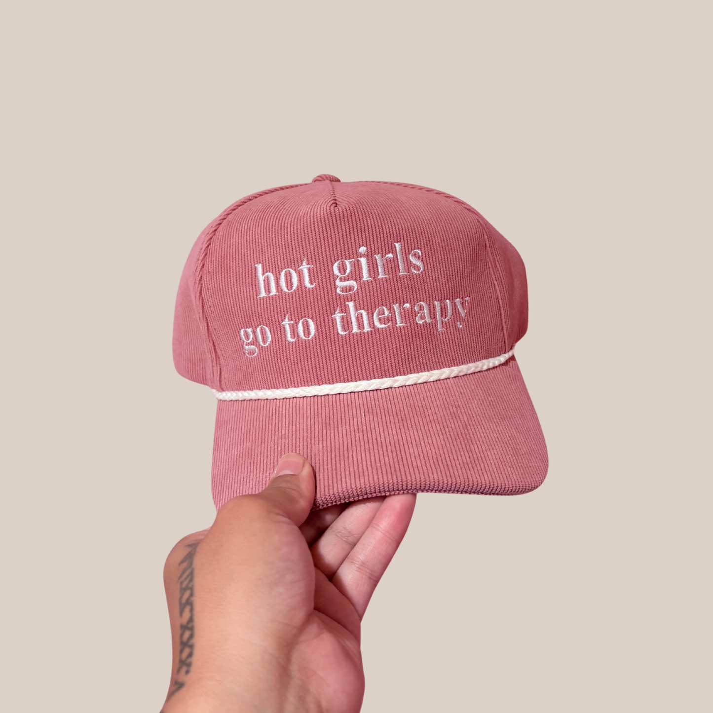 Hot girls go to therapy- hat